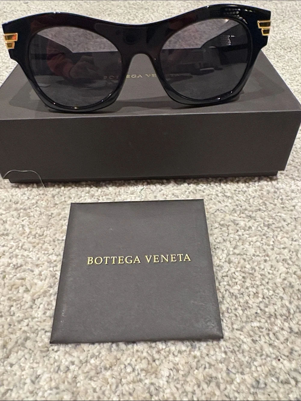 Bottega Veneta Women’s Black Sunglasses - Classic Designer Shades